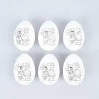 Набор для творчества "Зайка" под роспись, набор 6 шт, пенопласт