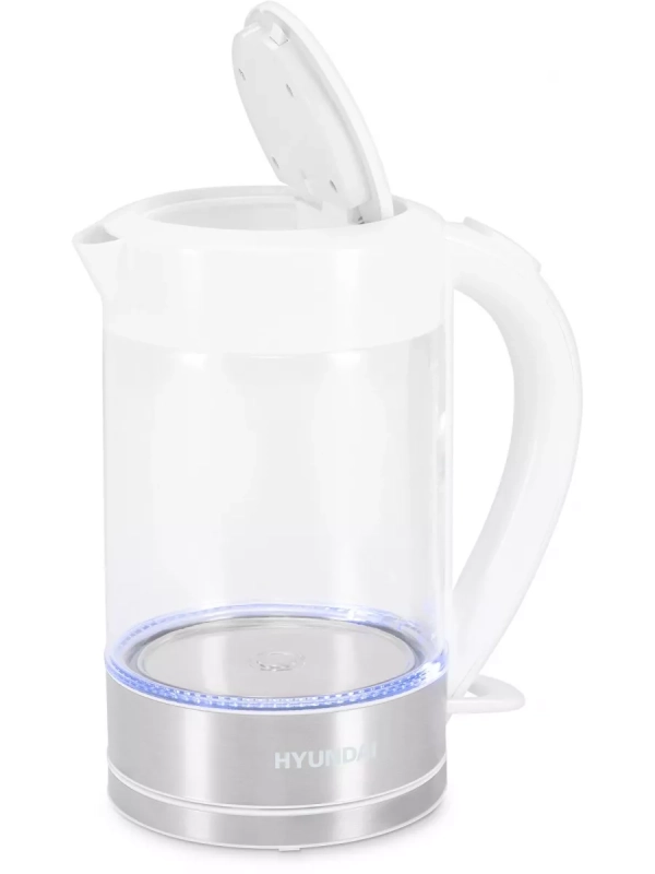 Чайник HYK-G9990 1,5л 2000Вт белый (стекло) Чайник HYK-G9990 1,5л 2000Вт белый (стекло)