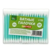 Ватные палочки &laquo;Мой выбор&raquo;, 200 шт. МИКС
