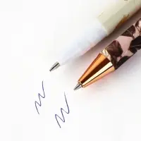 Ручка шариковая, синяя паста, 0.7 мм, пластик, софт-тач, набор из 2 шт. &laquo;Учитель&raquo;