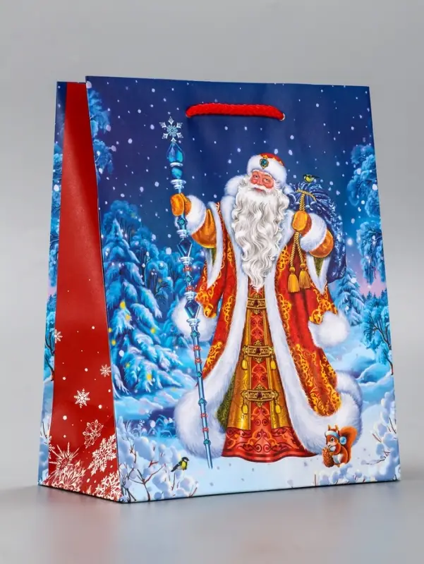 Пакет подарочный новогодний ламинированный, «Новогодний набор » , 18×10×22.3 см Пакет подарочный новогодний ламинированный, «Новогодний набор » , 18×10×22.3 см