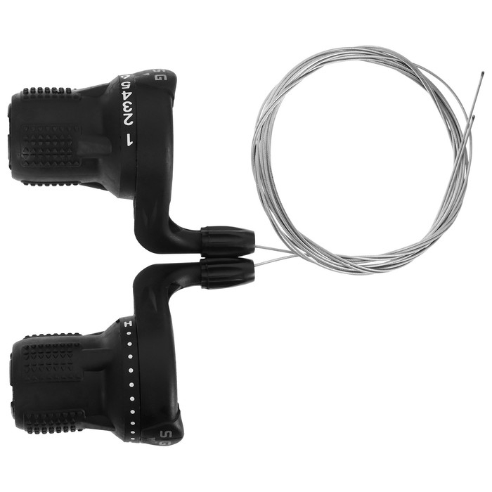 Комплект шифтеров Saiguan KDSG-12-3SI/7SI, правый и левый, 3х7 скоростей Комплект шифтеров Saiguan KDSG-12-3SI/7SI, правый и левый, 3х7 скоростей