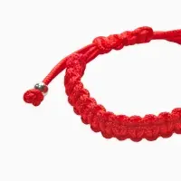 Браслет-оберег детский &laquo;Красная нить&raquo;, косичка, цвет красный в золоте