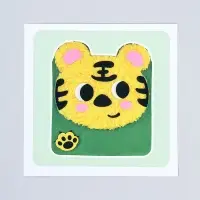 Вышивка по фетру "Тигр"