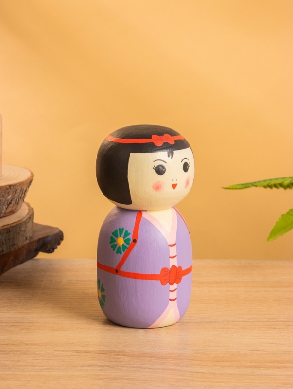 Деревянная кукла кокеши Деревянная кукла кокеши "Зои" 7х7,5х15 см