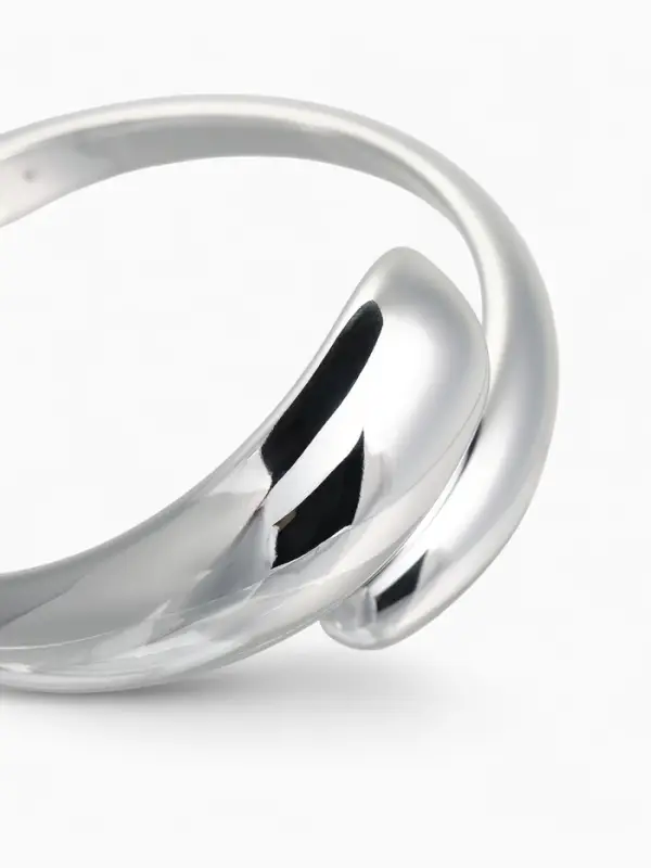 Браслет манжета «Капля», цвет серебро Браслет манжета «Капля», цвет серебро