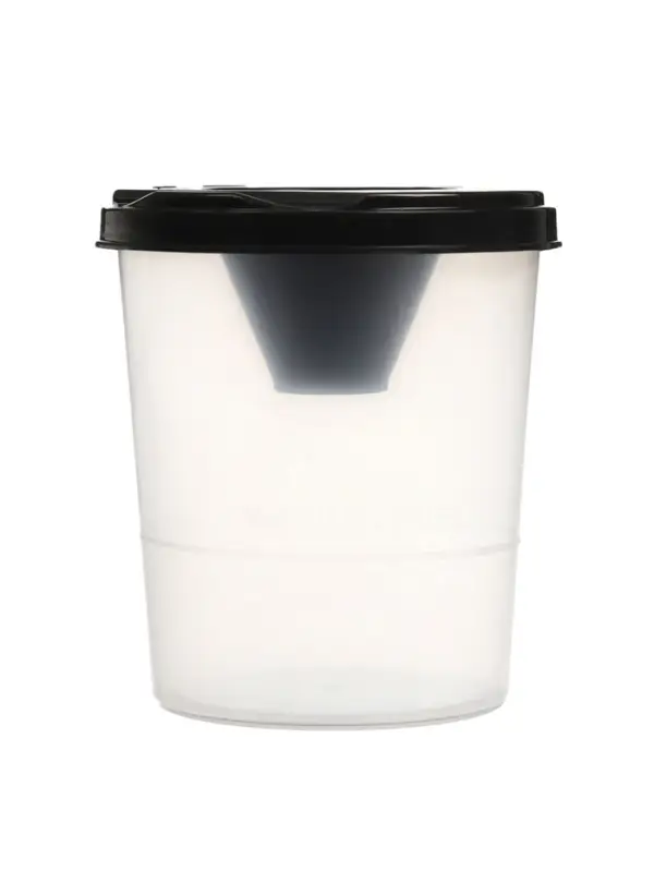 Стакан непроливайка ErichKrause Classic, 200 мл, чёрный