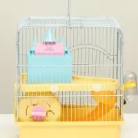 Клетка для грызунов &laquo;Пижон&raquo;, 27&times;21&times;31 см, укомплектованная, с замком, жёлтая