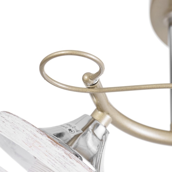 Люстра Люстра "Миа" 2х60Вт Е27 Золото, хром 38х32х28см