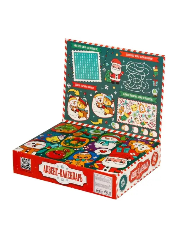 UNICON Конструктор UNICON Конструктор "Адвент-календарь", Дед Мороз и камин