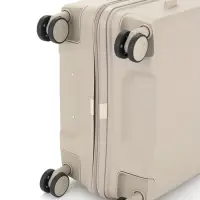 Чемодан на колёсах, 24", кодовый замок, 40&times;24&times;65 см, светло-бежевый