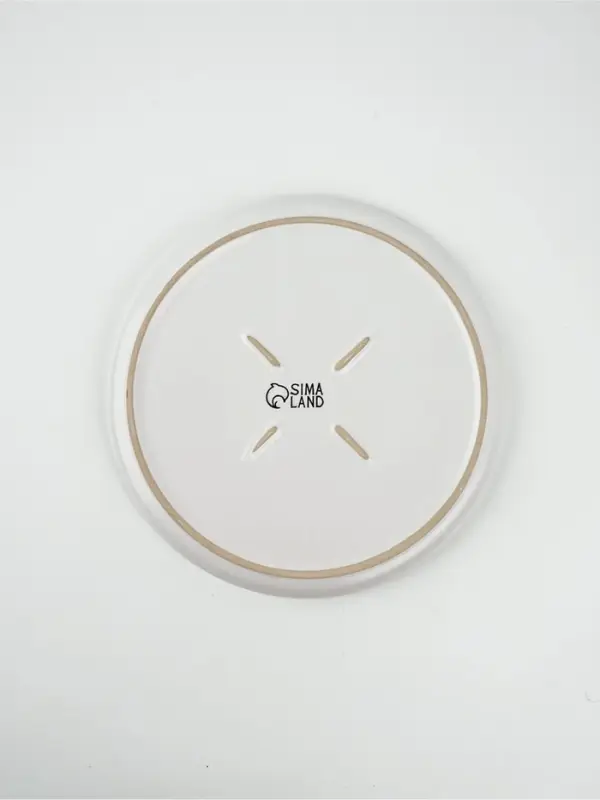 Тарелка новогодняя плоская &laquo;Снежная сказка&raquo;, d=21.7 см, ручная работа