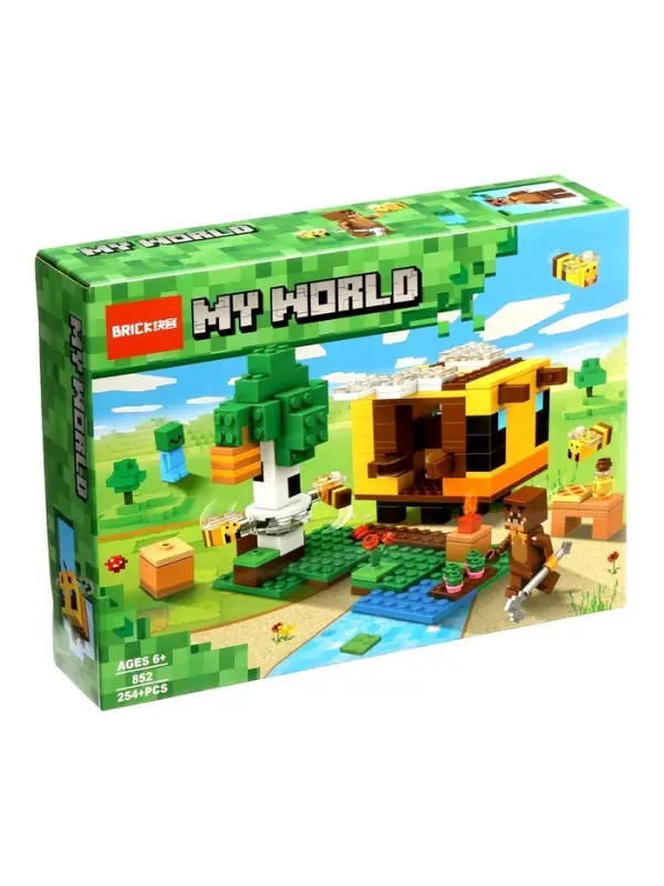 Конструктор блочный &laquo;Мой Мир. Пчелиный коттедж&raquo; Brick, 254 детали
