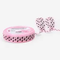 Лента капроновая &laquo;Горох&raquo;, 15 мм, 23&plusmn;1 м, розовая