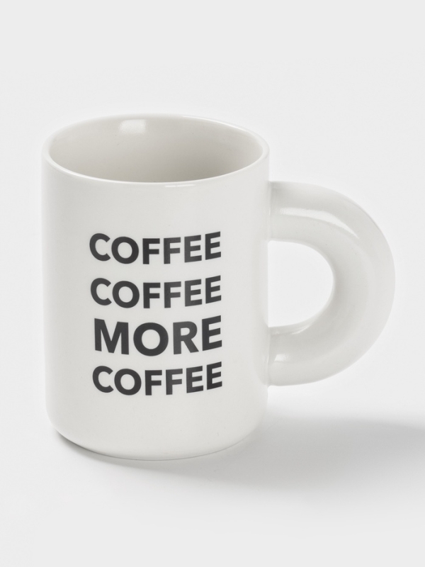 Кружка Доляна Кружка Доляна "Coffee tike" 12,5х8х10,8 см, цвет белый