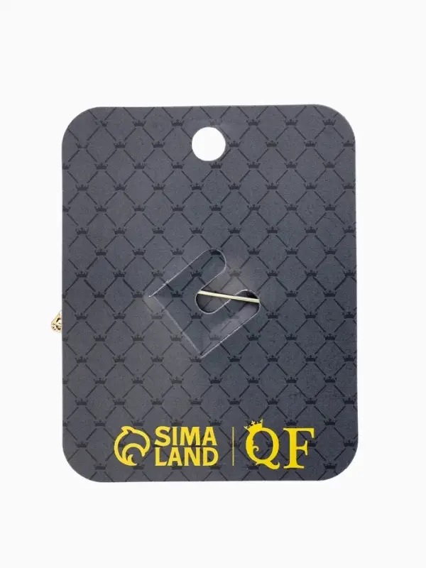 Брошь "Лошадь", конь степной, цвет коричневый в золоте