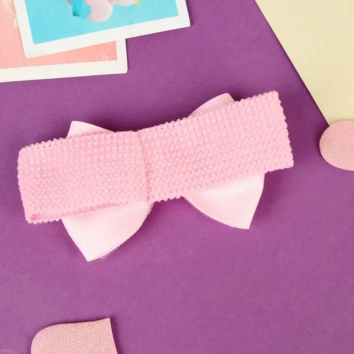 Повязка для волос Повязка для волос "Выбражулька" падающая звезда, 16х3 см, розовый