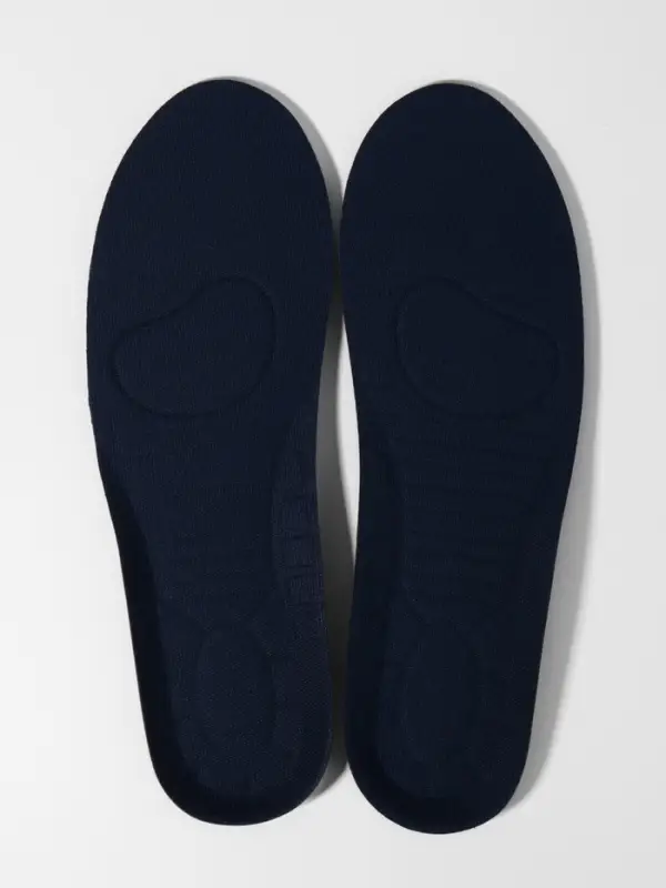 Стельки для обуви, универсальные, спортивные, р-р RU до 43 (р-р Пр-ля до 44), 27.5 см, пара, тёмно-синяя