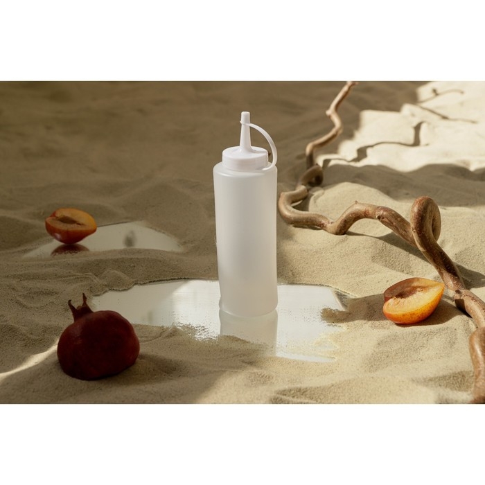 Ёмкость для соуса Доляна, 300 мл, 6&times;19 см, цвет белый