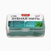 Флоссер &laquo;Мой выбор&raquo; (зубная нить в пластиковом держателе), двойная мята, набор 30 шт.