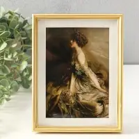 Фоторамка полистоун 13х18 см "Золотая классика" 21,5х16,5х2,5 см