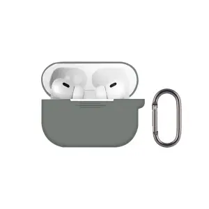 Чехол для AirPods Pro 3 с карабином №13 Grey