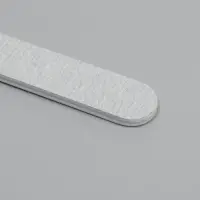 Пилка для ногтей, прямая, 180/200 грит, 18 см, серая