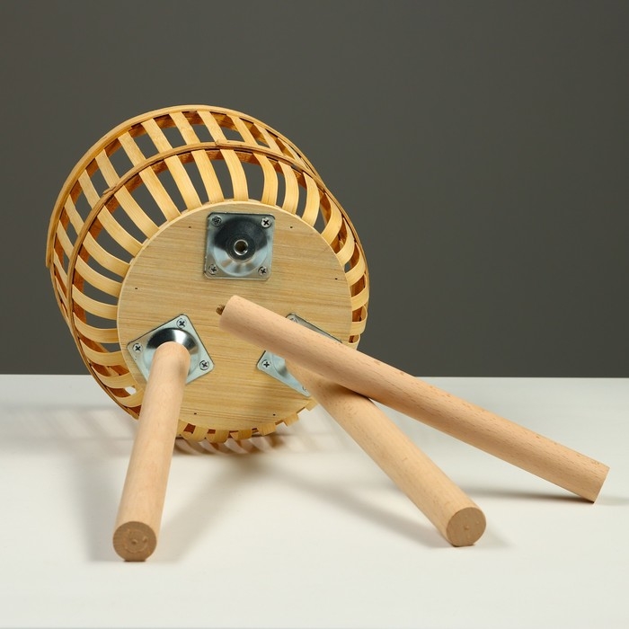 Подставка для цветов, 25 х 25 х 22 см, натуральный Подставка для цветов, 25 х 25 х 22 см, натуральный