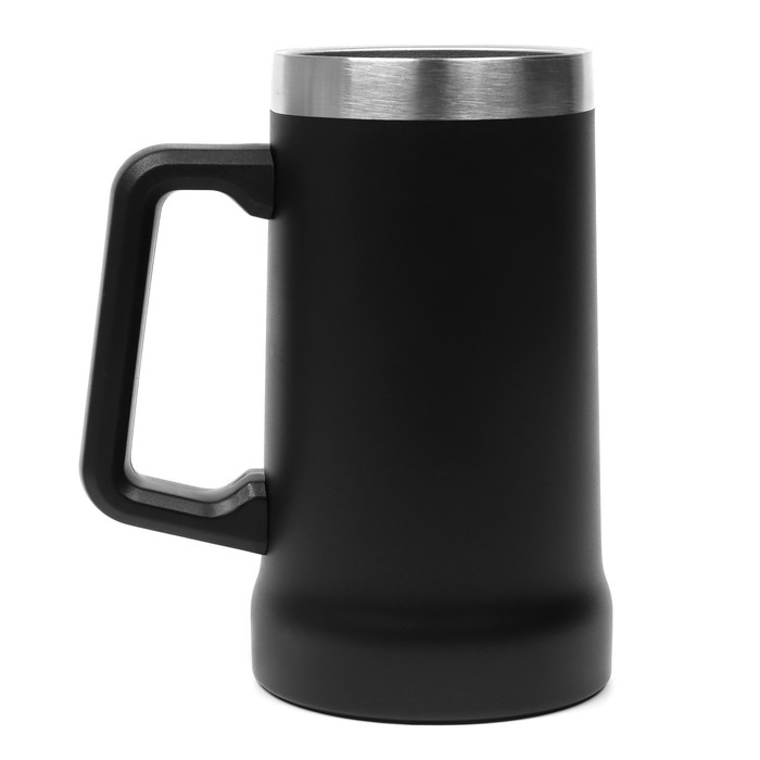 Термокружка, 700 мл, пивная Beer, черная Термокружка, 700 мл, пивная Beer, черная