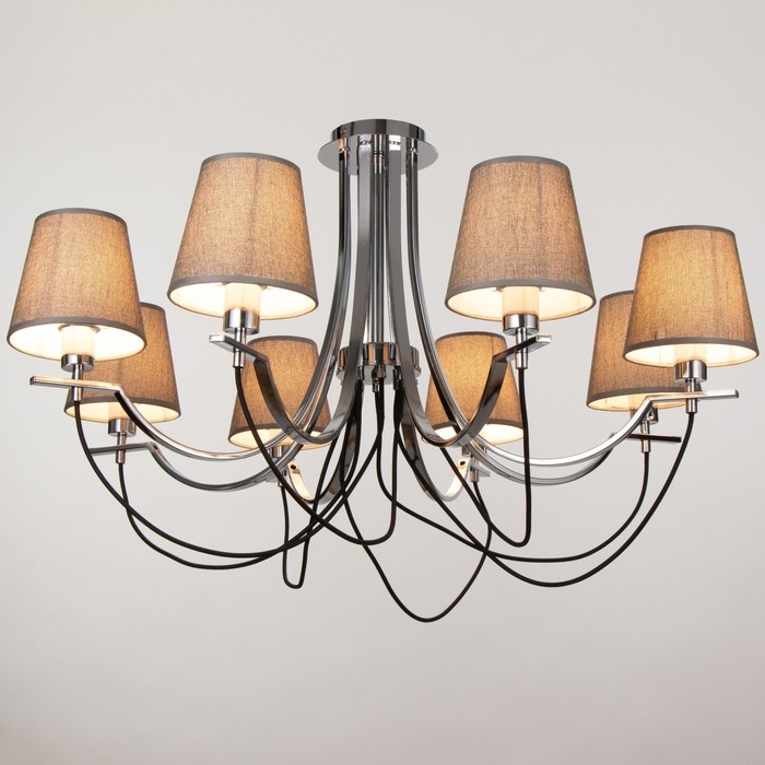 Люстра 2794/8 E27 40Вт хром 80х80х32 см BayerLux Люстра 2794/8 E27 40Вт хром 80х80х32 см BayerLux