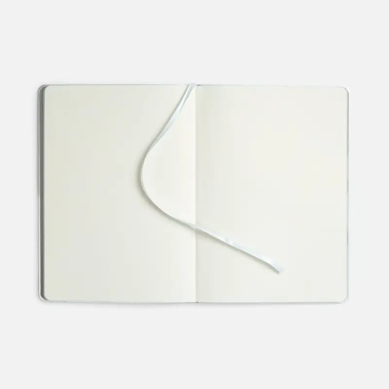 Блокнот Flex Shall ver.2, серебристый Блокнот Flex Shall ver.2, серебристый