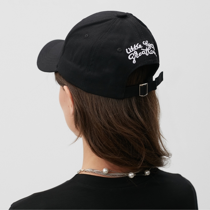 Кепка женская MINAKU "LOVE" цвет чёрный, р-р 56-58