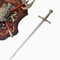 Панно на стену &laquo;Геральдика. Конь и лев с доспехами&raquo;, декор настенный, щит декоративный