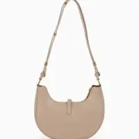 Сумка женская багет TEXTURA на молнии, 24&times;6&times;14 см, бежевая