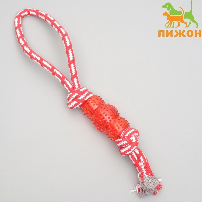 Игрушка канатная Игрушка канатная "Узел с леденцом", до 37 см, до 90 г, микс цветов