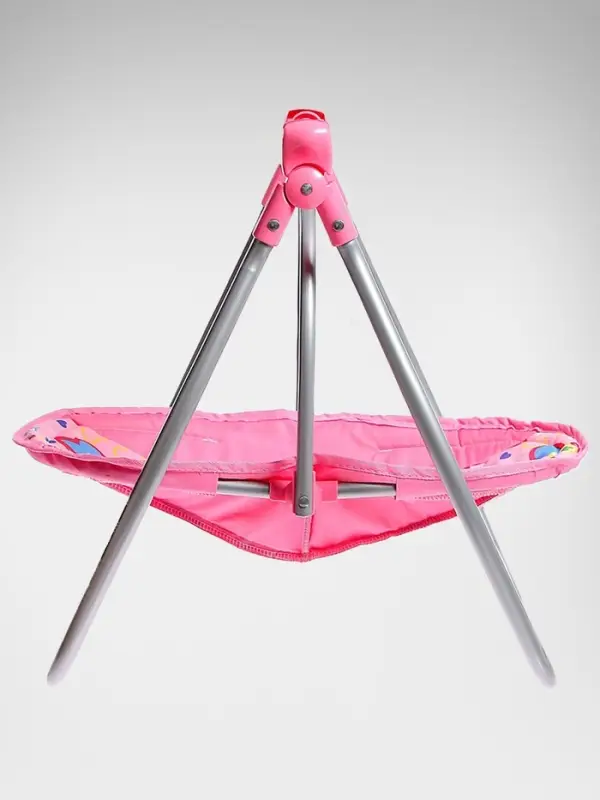 Стульчик для кормления кукол до 40 см, трансформер 3 в 1: стульчик, качели, переноска