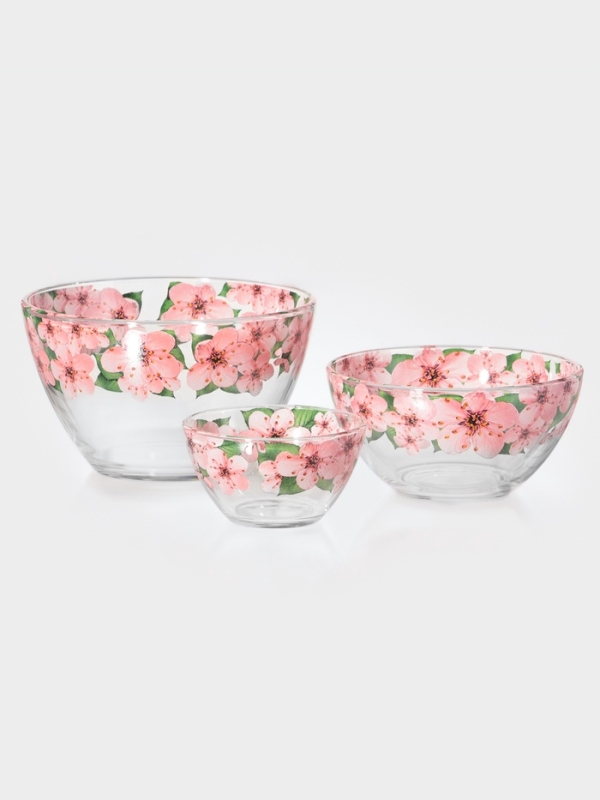 Набор подарочный 3 пр."Трио" "Сакура" (3 салатника)
