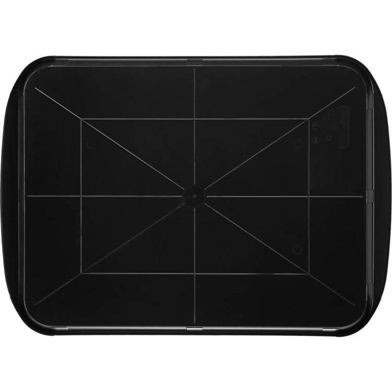 Поднос 493х350 мм черный , Restola, ПП 422108813