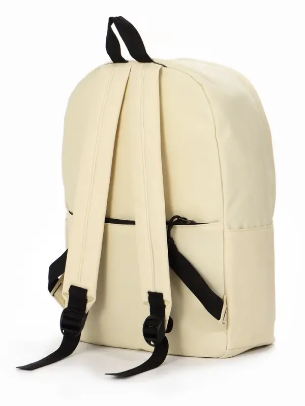 Рюкзак школьный, 1 отделение, 4 кармана, 30&times;12&times;40 см, сливочный