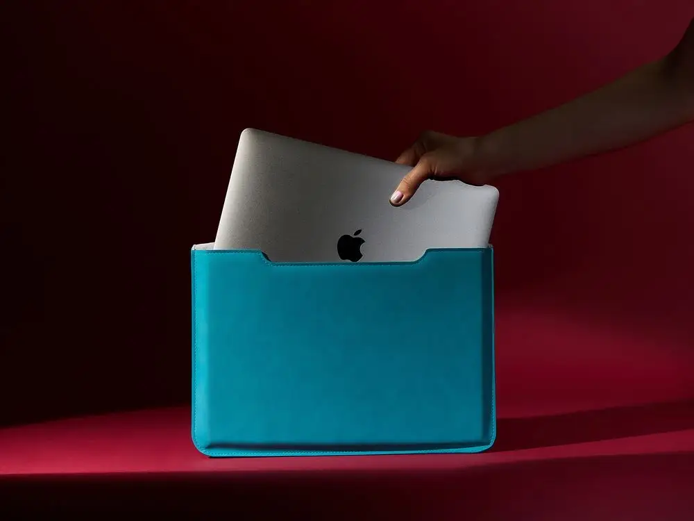 Чехол для ноутбука Nubuk, бирюзовый Чехол для ноутбука Nubuk, бирюзовый