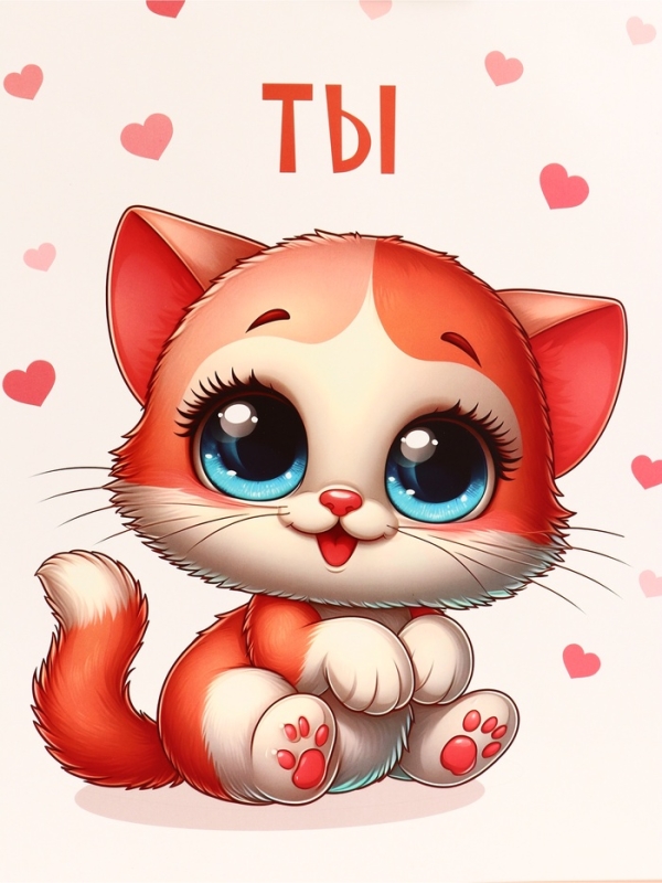 Пакет подарочный вертикальный "ТЫ", 26 × 32 × 12 см