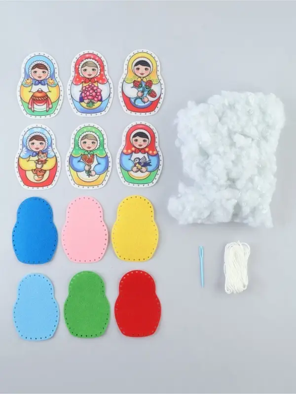 Игрушки из фетра &laquo;Русские матрешки&raquo;, набор для творчества