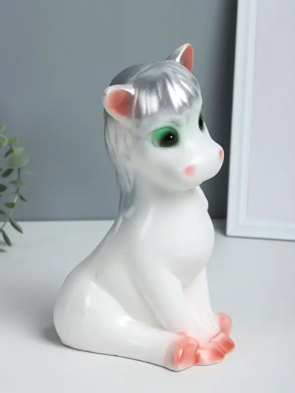 Копилка Копилка "Лошадка веселая" белая высота 27 см