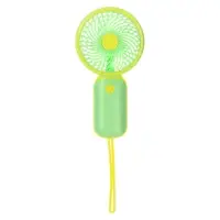 Вентилятор ручной YM88151, мини, осевой, 250 мАч, 1 режим, кабель для зарядки, зелёный