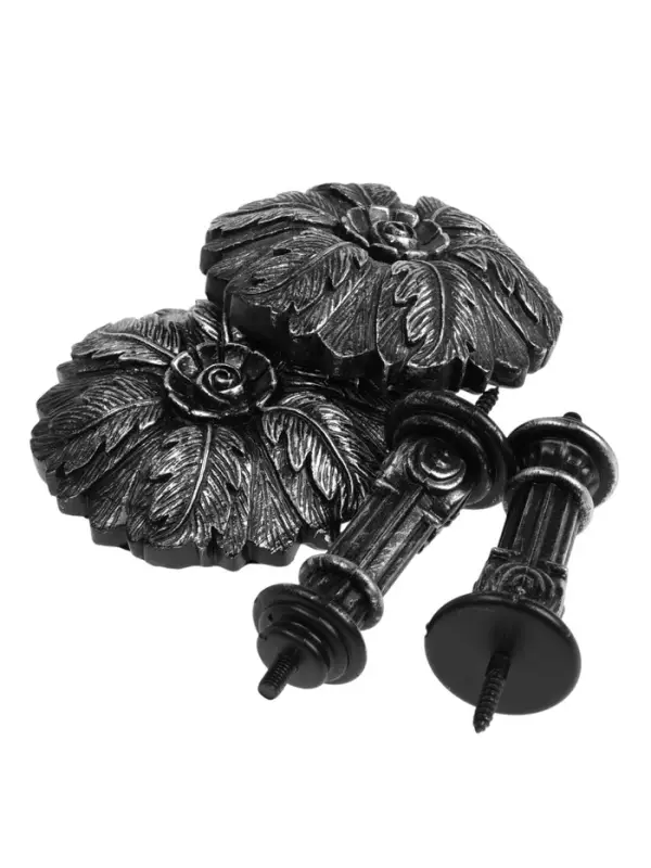 Крючок для штор CAPPIO KS035, d=9.8 мм, цвет серебро, 2 шт Крючок для штор CAPPIO KS035, d=9.8 мм, цвет серебро, 2 шт