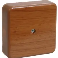 Коробка распределительная КМ41212-05 75х75х20мм дуб