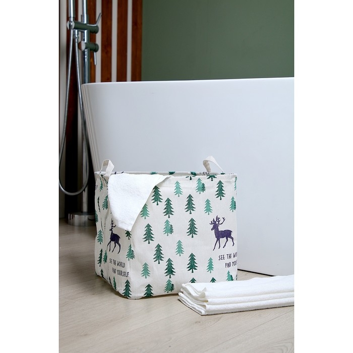 Корзинка для игрушек «Лес» 32 × 32 × 32 см, МИКС Корзинка для игрушек «Лес» 32 × 32 × 32 см, МИКС