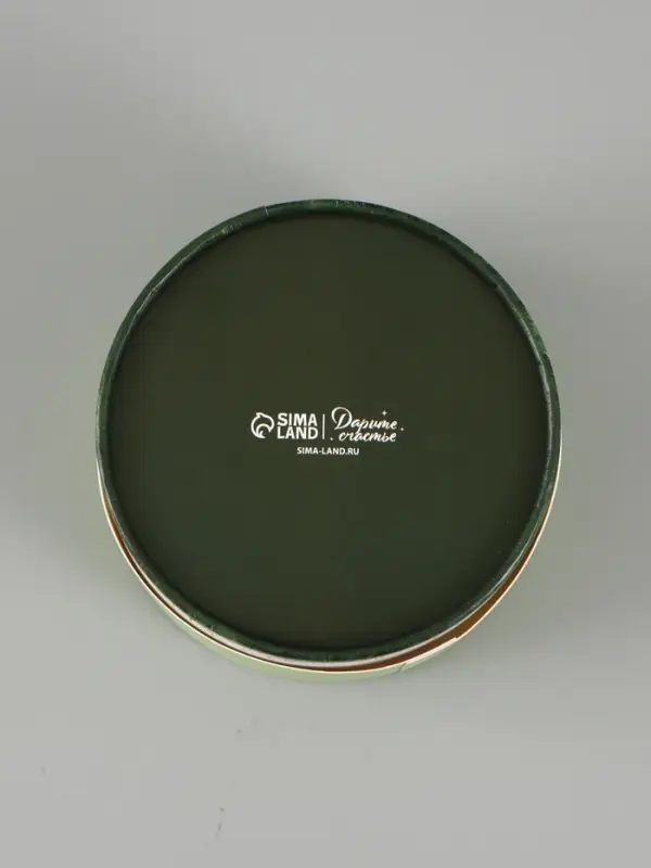 Коробка тубус с окном &laquo;Ромашки&raquo;, 12&times;12&times;5 см