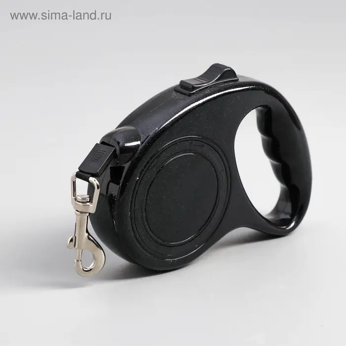 Рулетка, 5 м, до 15 кг, эргономичная, чёрная