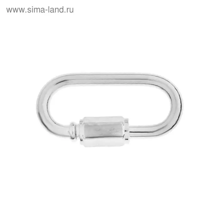 Карабин винтовой ТУНДРА krep, М3.5, оцинкованный, 1 шт. Карабин винтовой ТУНДРА krep, М3.5, оцинкованный, 1 шт.